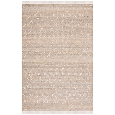 Safavieh 3 x 5 ft. Natural Fiber Global Hand Loomed Rectangle Rug Natural & Ivory NFB405A-3